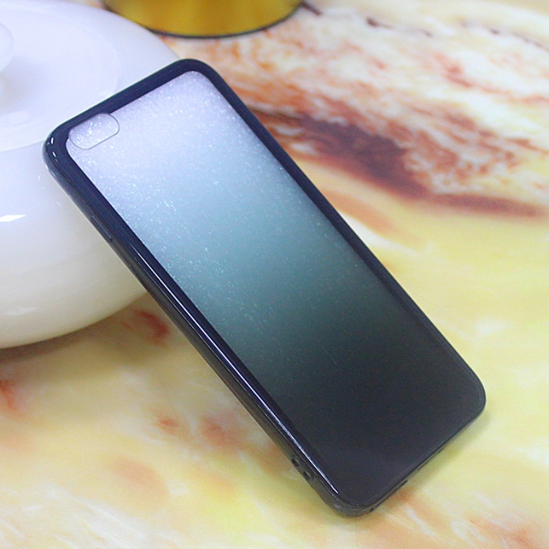 iPhone 7 Plus/iPhone 8Plus TPU+PC case с постепенно променящ се цвят от светлина към дълбоко